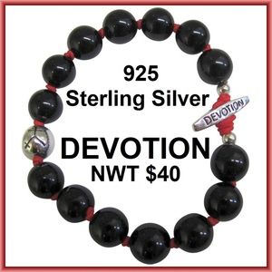 Sterling Silver DEVOTION Inspirational Bracelet